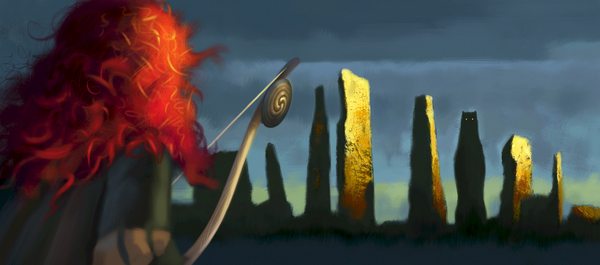 pixar brave concept art. There#39;s a bear in the one