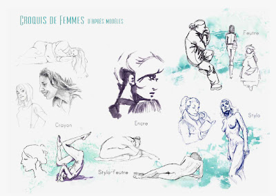 Croquis de modèles féminins Thotony totony anthony caravaca Croquis de modèles féminins EMCA book 2011 promo 13