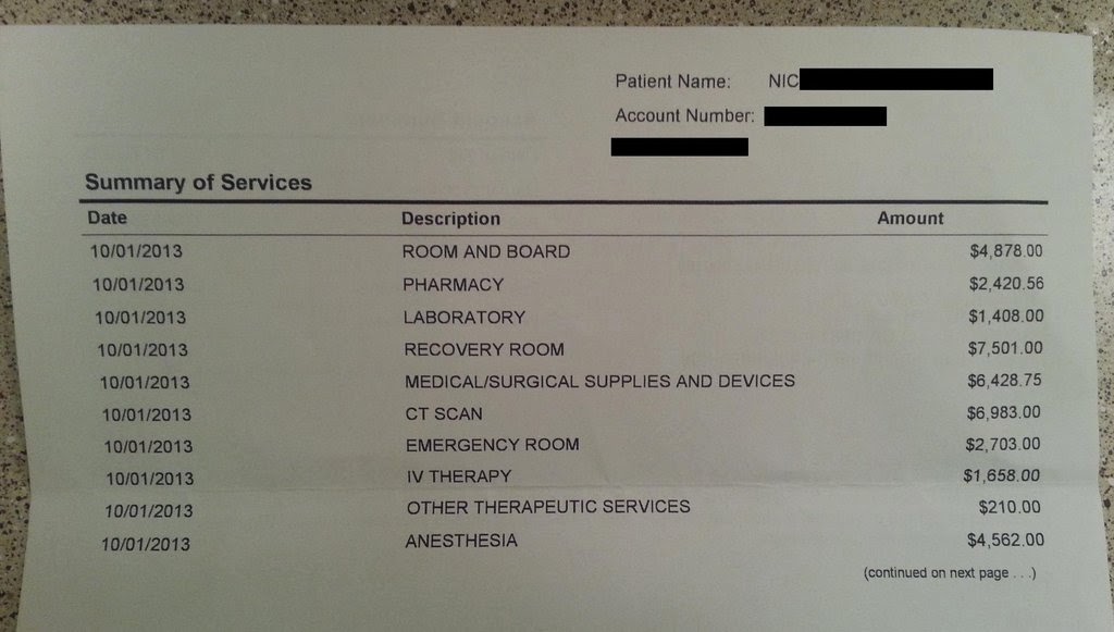 Some Guy Posted His Hospital Bill Online. You'll See Why Everyone's Talking About It.