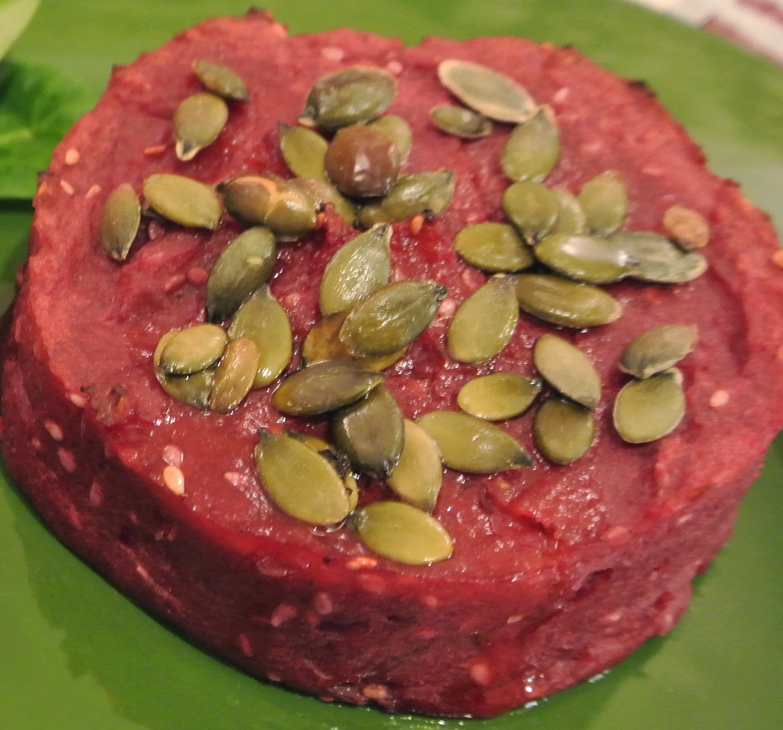 tortino di patate e barbabietole rosse