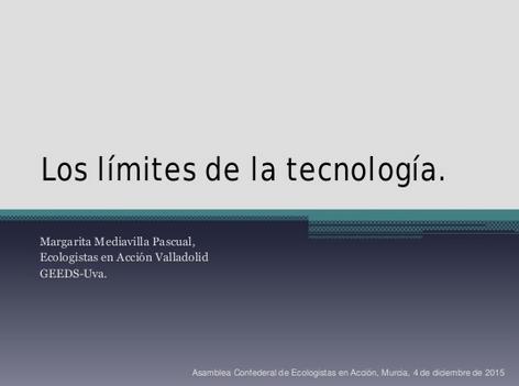 Tecnología y limitaciones