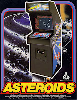 Asteroids arcade game