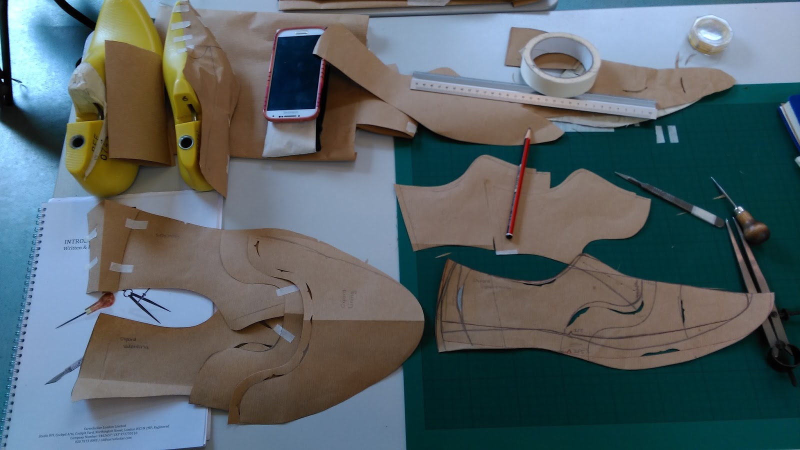 Bespoke Shoes Unlaced a shoemaker's blog Finishing and Pattern Making for Bespoke Shoes