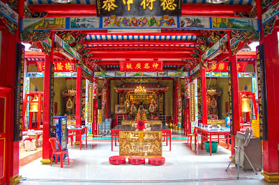 Chinese temple, Chinatown, Bangkok