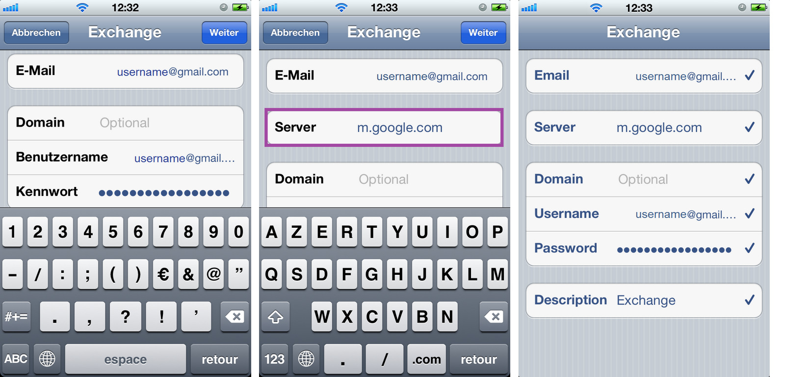 iPhone Kontakte synchronisieren mit Gmail iPhone Kontakte