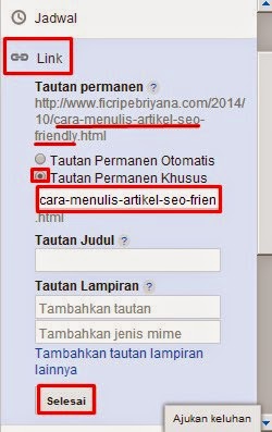 Menggunakan Permalink Khusus Menggunakan Permalink Khusus