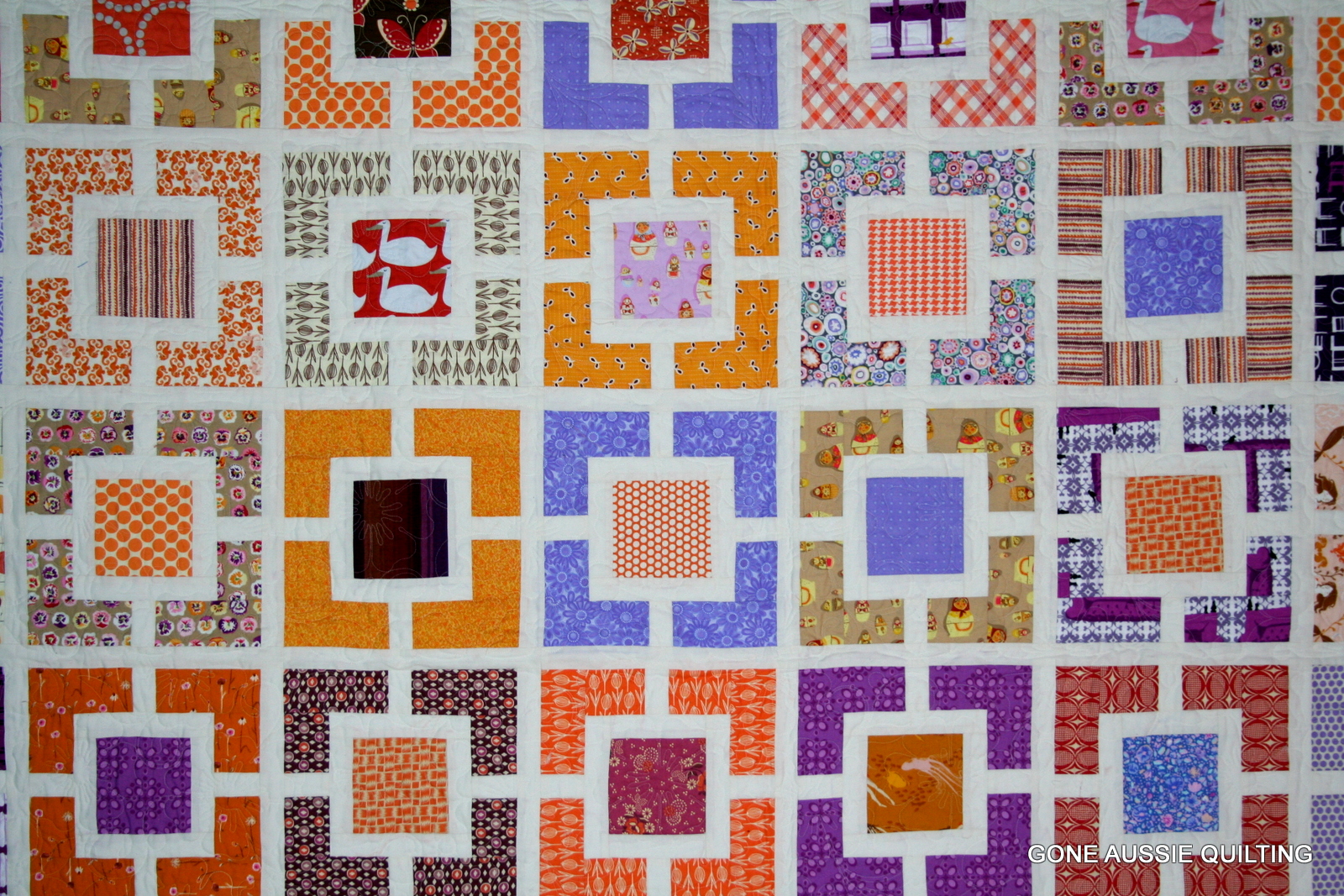 Gone Aussie Quilting A Garden Fence Finish!