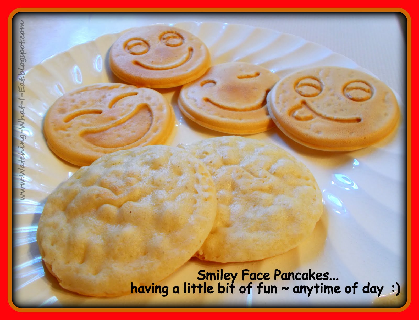 Pancakes Smiley Face
