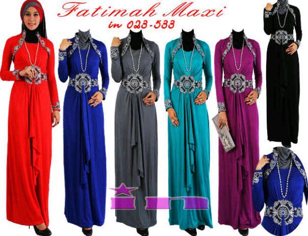 Jenis Corak Kain Lycra Solehah Collections Maxi jenis corak kain lycra solehah collections maxi