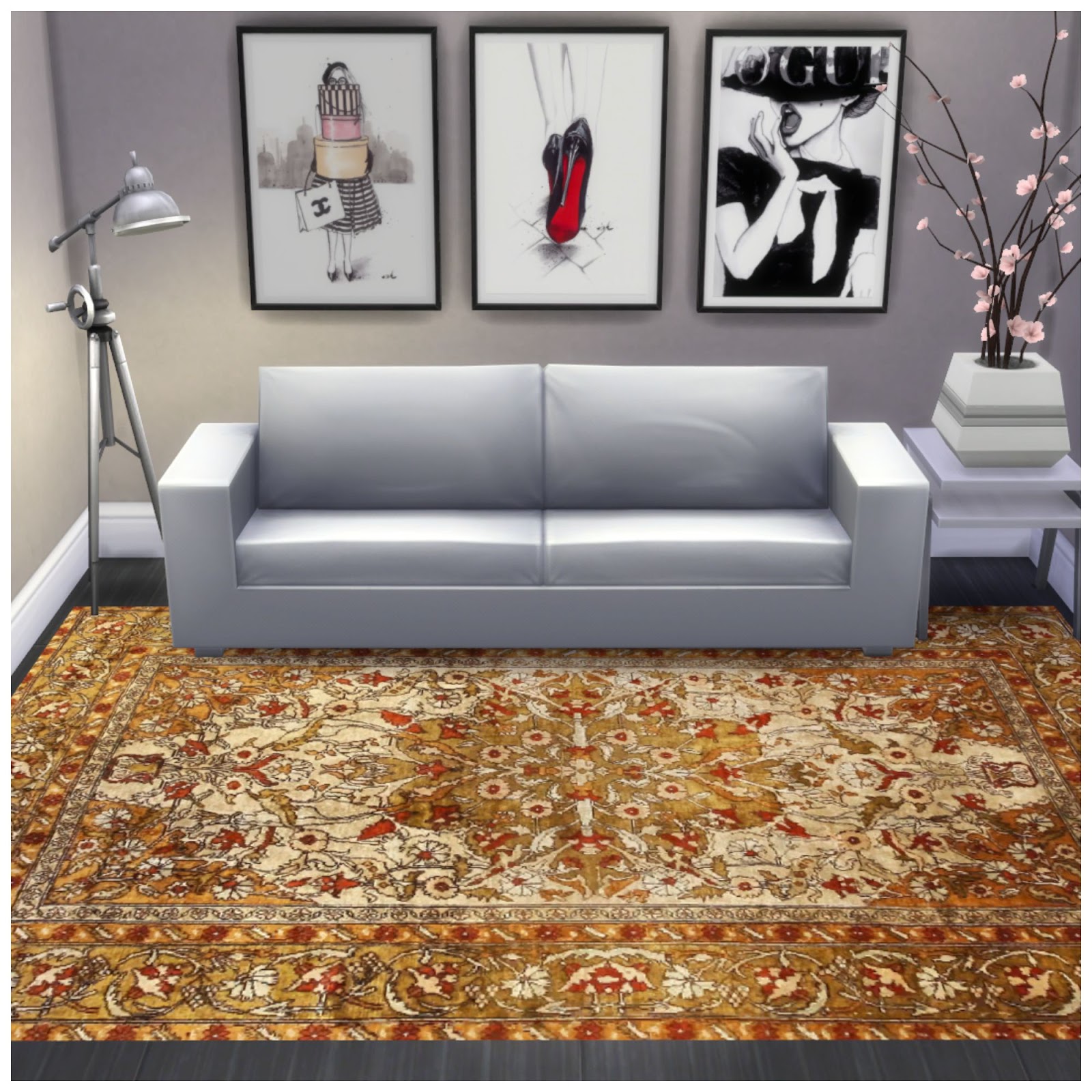 Sims 4 CC's The Best Rugs by Dinha Gamer