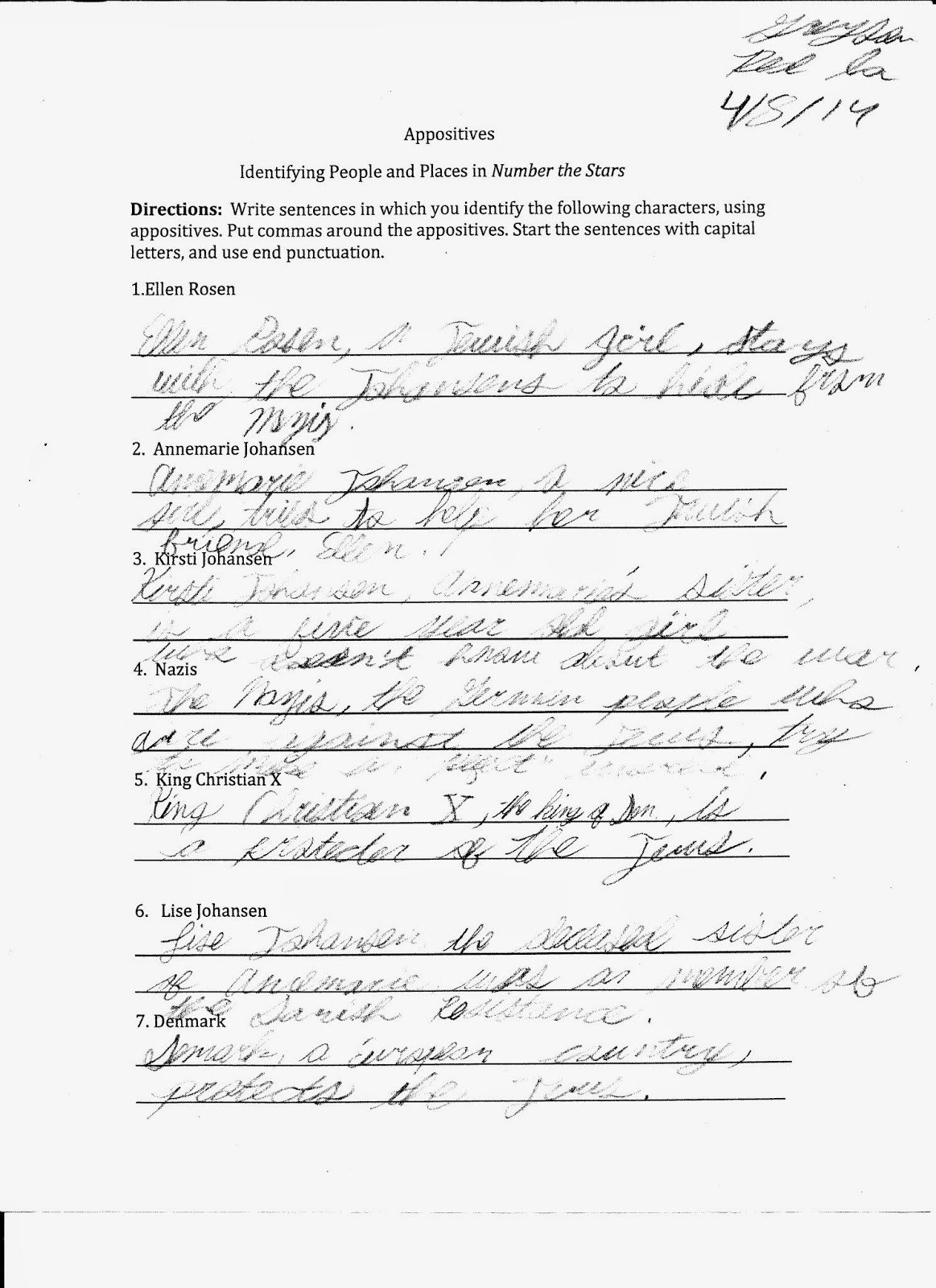 worksheet. Number The Stars Worksheets. joindesignseattle printable worksheets, free worksheets, alphabet worksheets, worksheets, and worksheets for teachers Worksheets On Appositives 1600 x 1163 worksheet. Number The Stars Worksheets. joindesignseattle printable worksheets, free worksheets, alphabet worksheets, worksheets, and worksheets for teachers Worksheets On Appositives 1600 x 1163