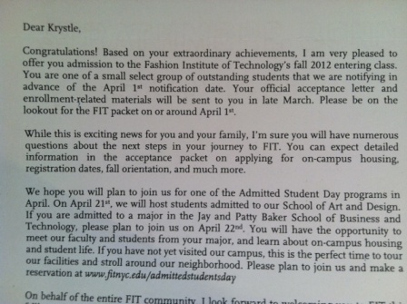 Business Acceptance Letter