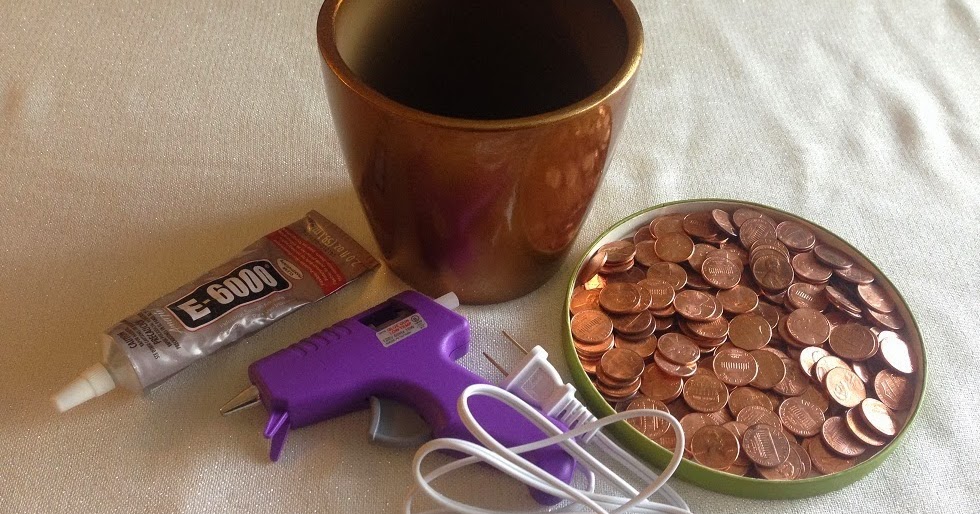 LSL's FUN BLOG DIY PENNY VASE