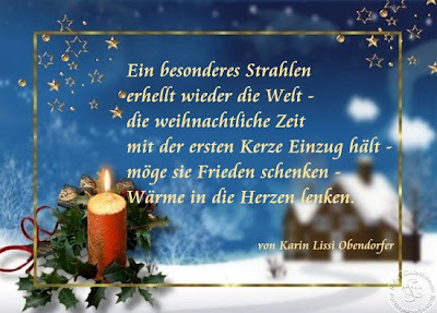 Karins Gedichte Blog 1. Advent