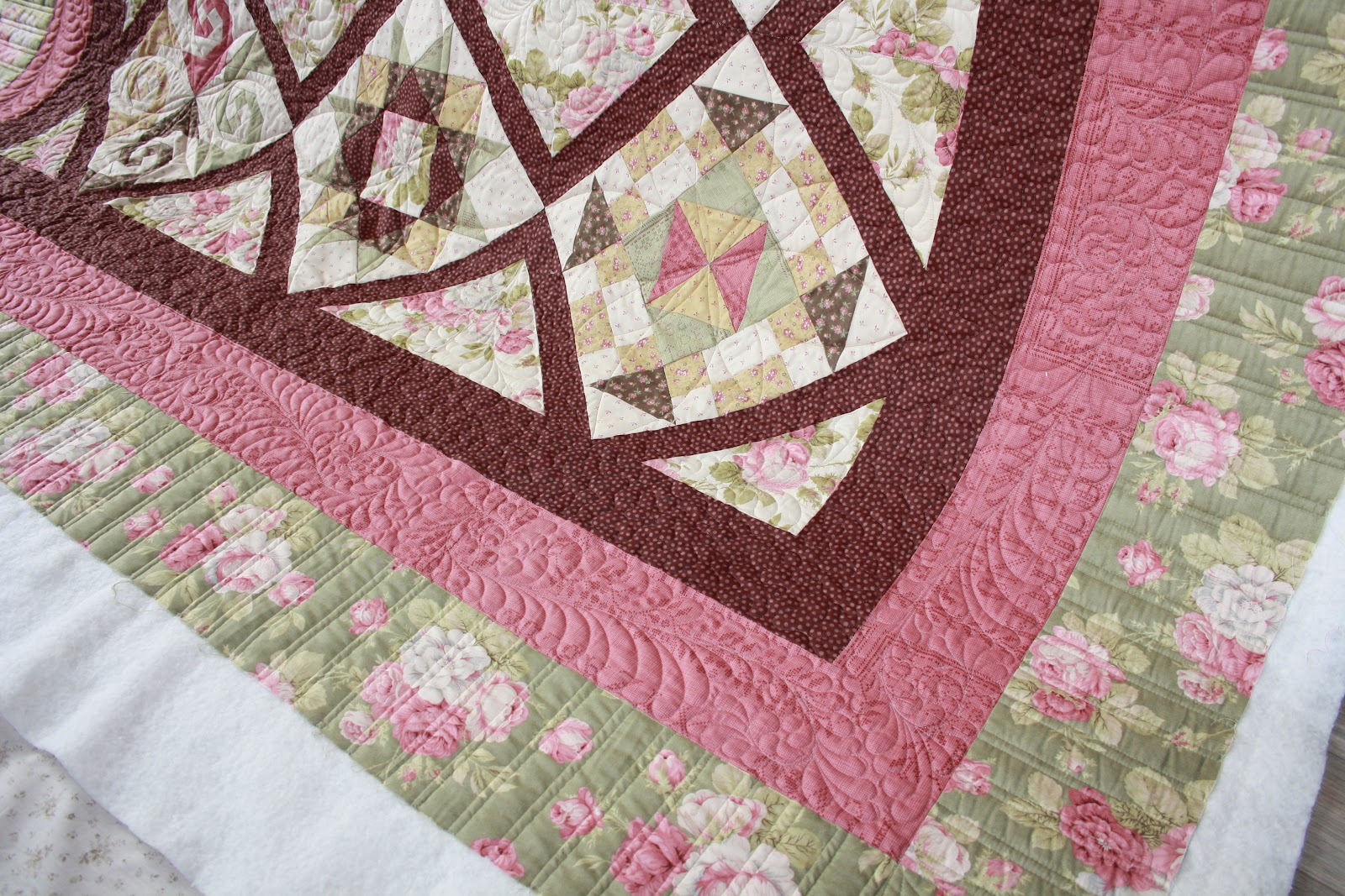 Patch & Stitch Marjo's Moda block of the month quilt