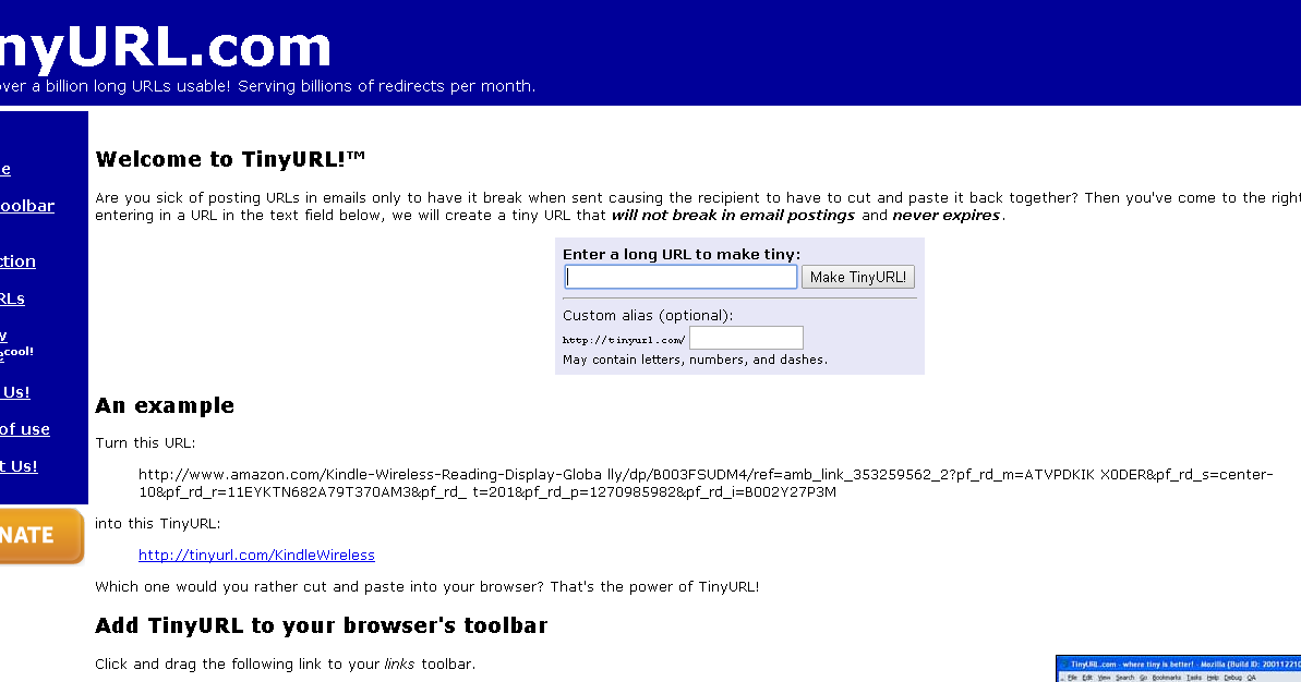 Web Link Tinyurl Com
