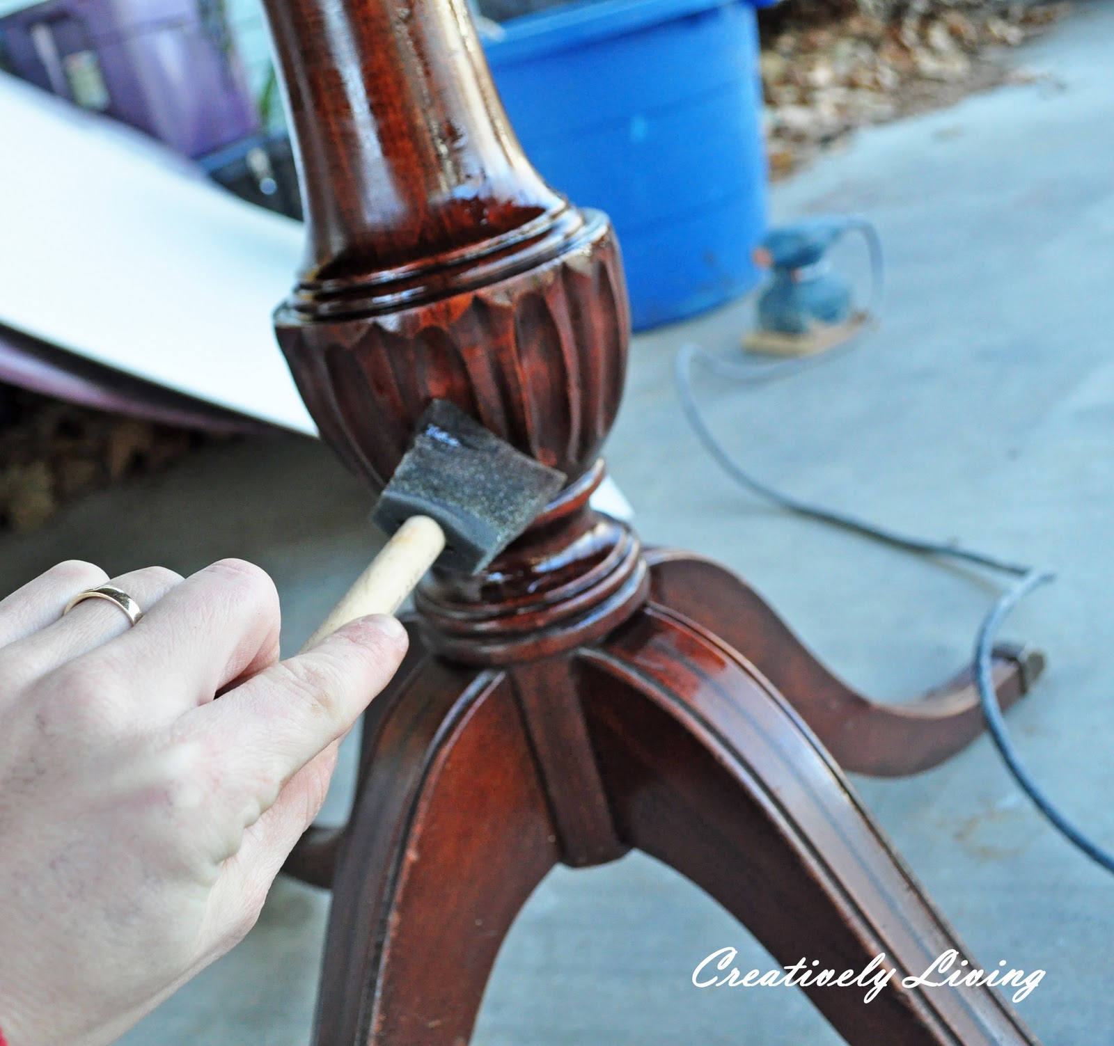 How to Refinish a Table in 1 Hour! (Quick Refinishing Class 1) Creatively Living Blog