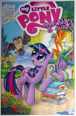 MLP:FiM comic #1, Twilight cover