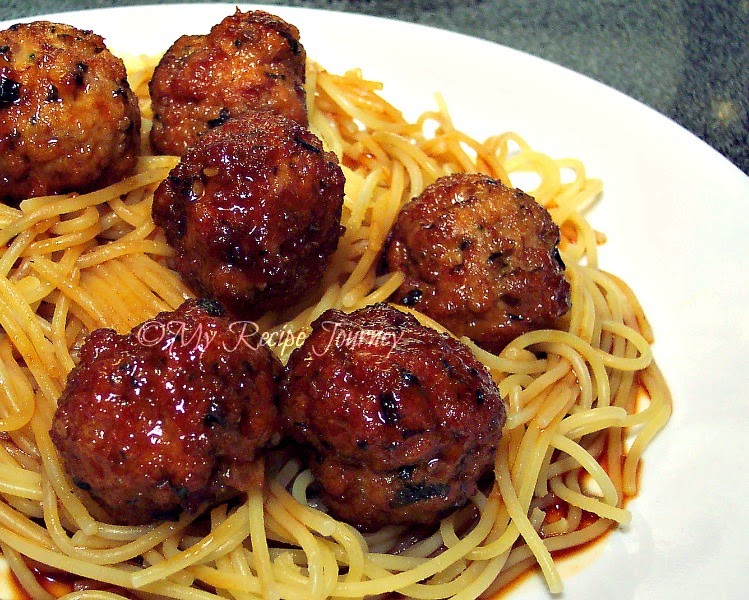 Asian Spaghetti and Meatballs