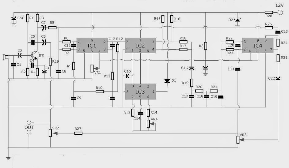 CB RADIO 113DT104 113MB104 ECHO CIRCUIT UPDATED