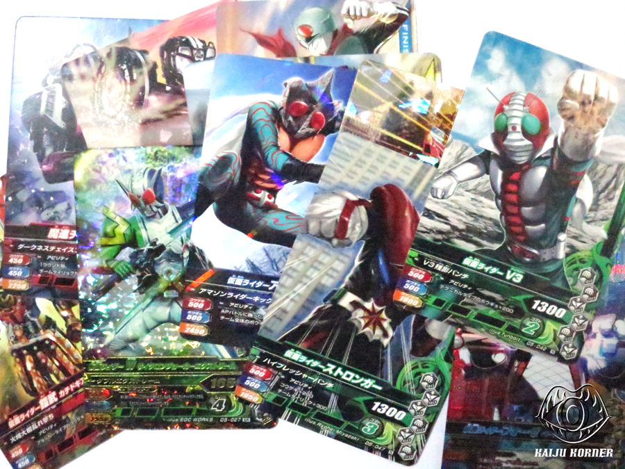 Kaiju Korner Kamen Rider Arcade Video Game Cards