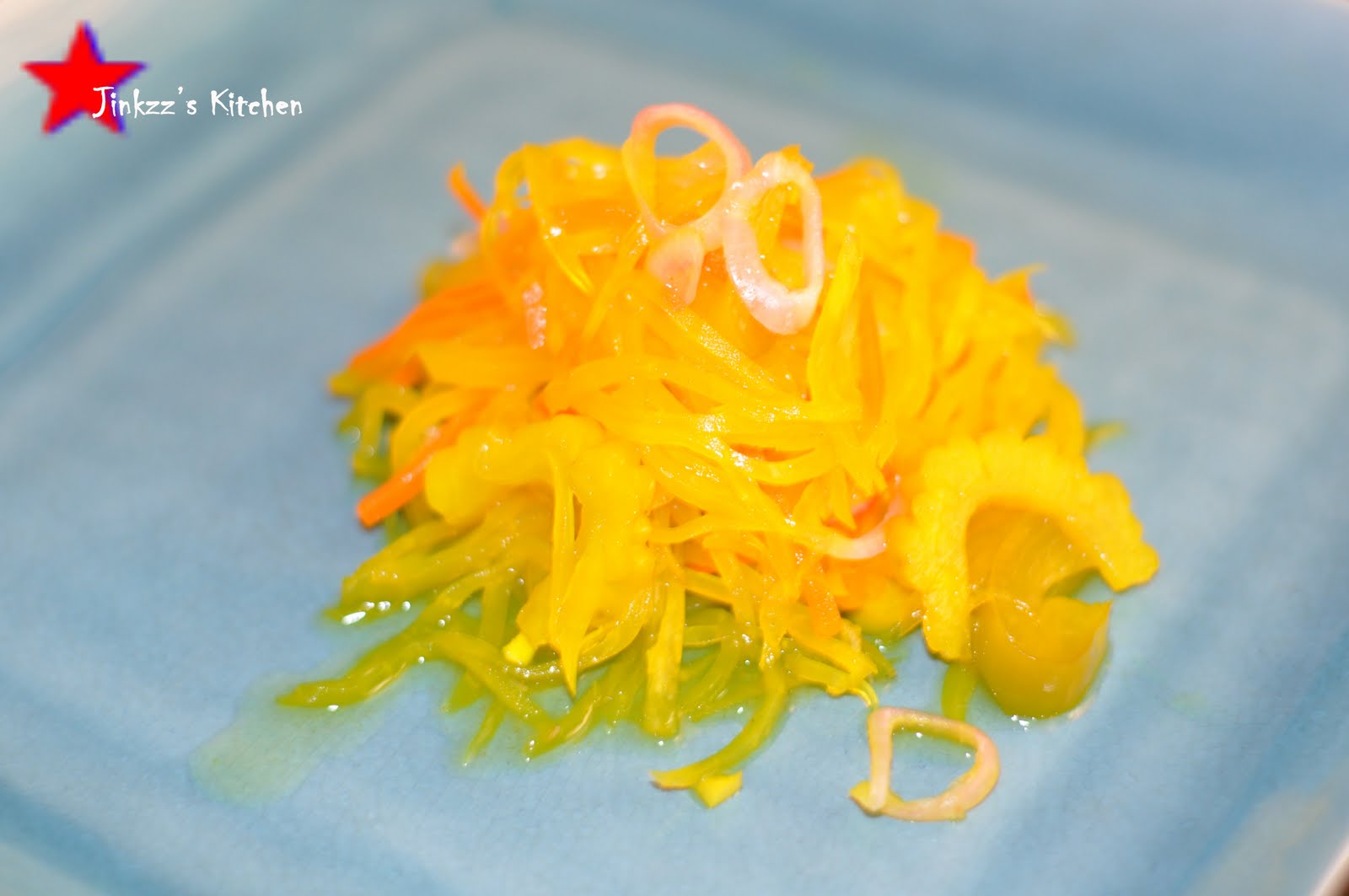 to Jinkzz's Kitchen Papaya atchara (Green Papaya Pickle)