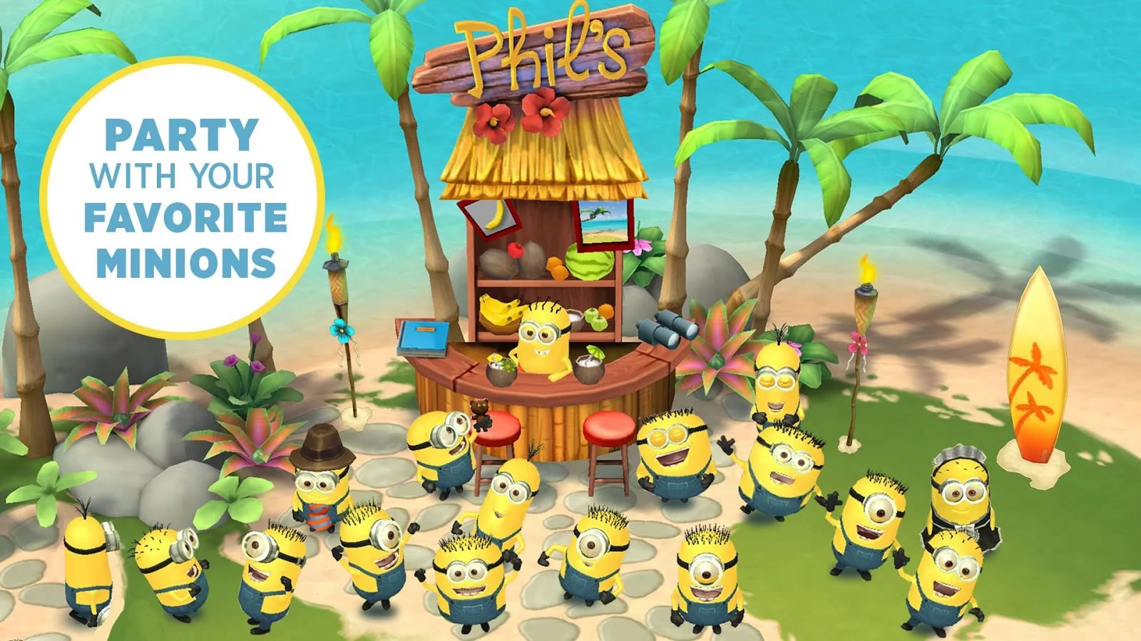 Party With The Minions! We're Social and FUN! Follow Us! 