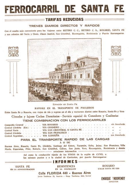 1920 - FERROCARRIL DE SANTA FE