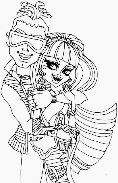 Monster High coloring pages coloring.filminspector.com