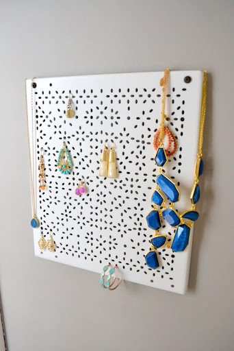 Ikea hack jewelry organizer