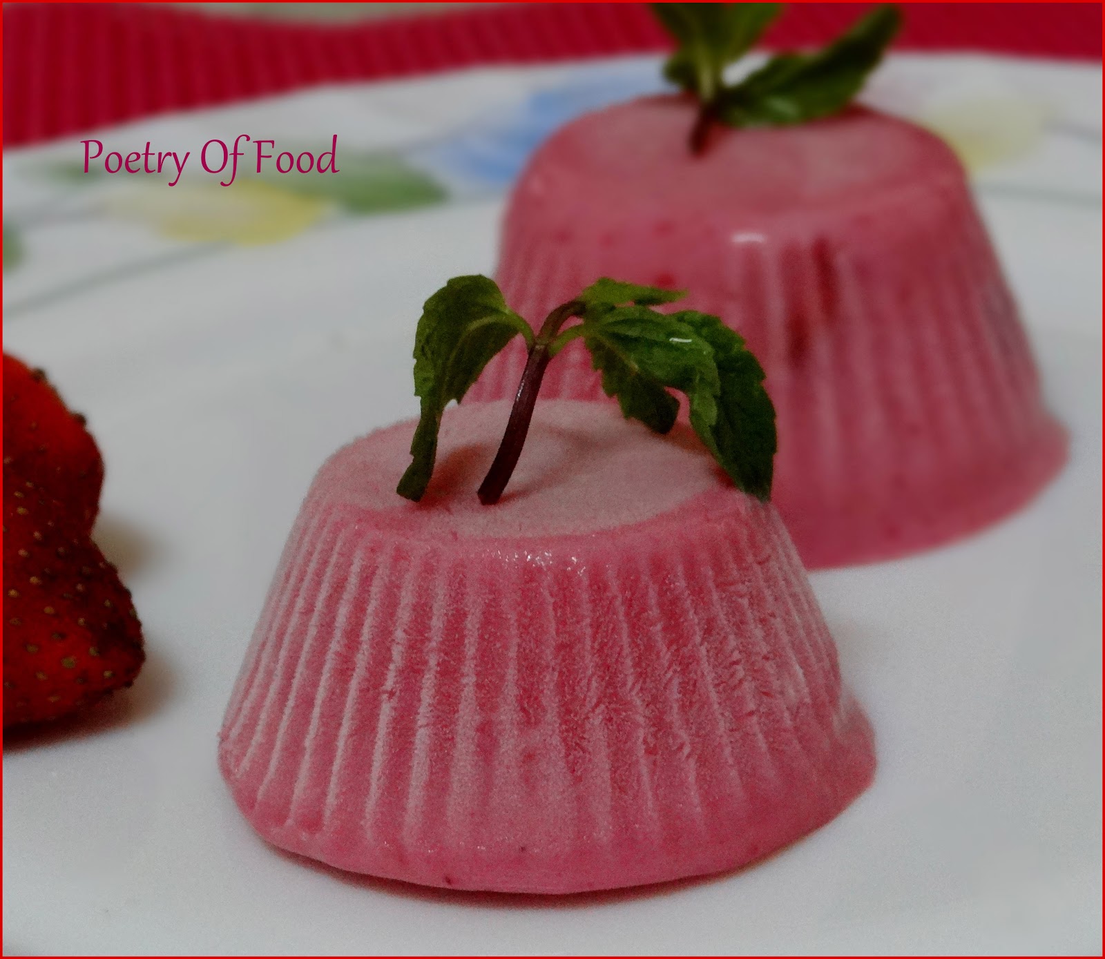 Poetry of Food Strawberry Souffle...!!!