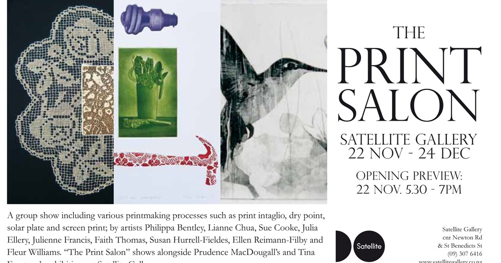 New Zealand Printmakers Print Salon, 22 Nov24 Dec, Auckland