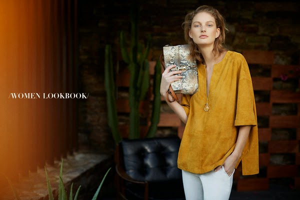 Moda primavera Massimo Dutti mujer caftan, bolso y pantalón blanco moda primavera Massimo Dutti mujer caftan bolso pantalón blanco
