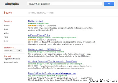 Rich Snippets star and user rating