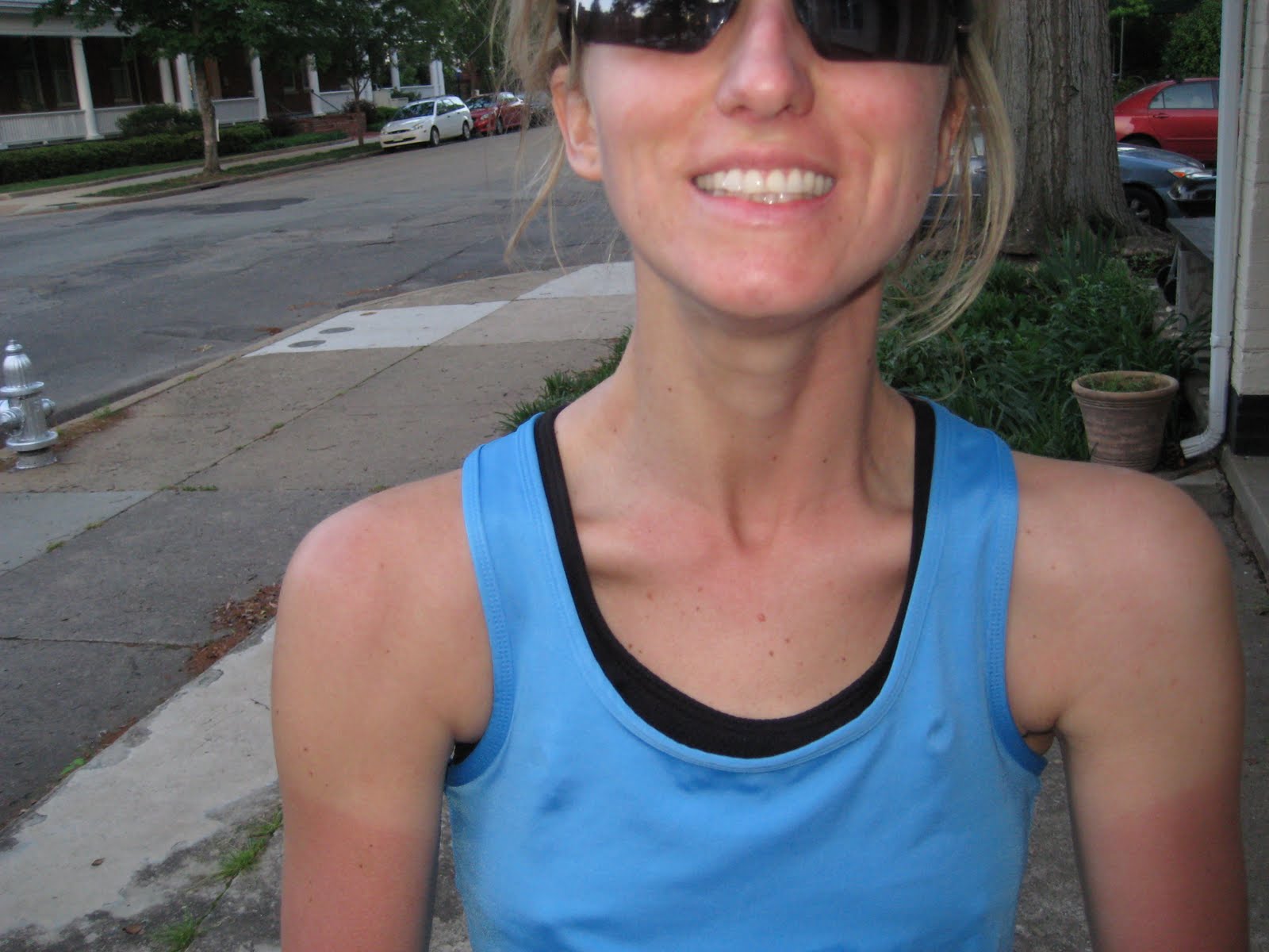 Neon Blonde Runner: Farmer's Tan