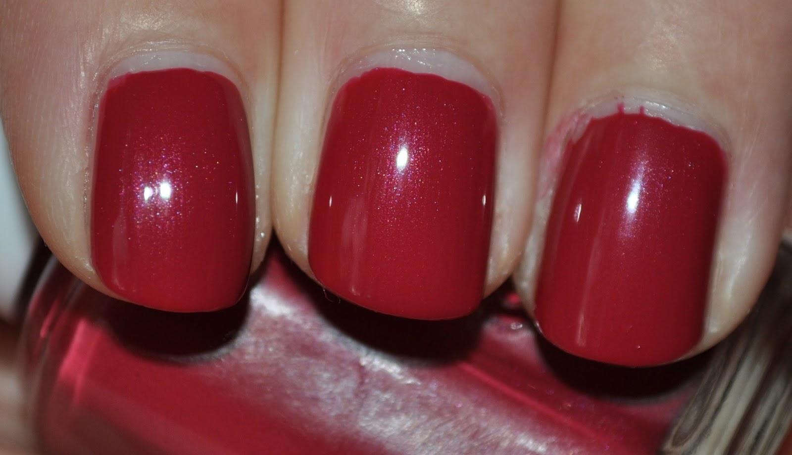 Cat's Adventures in Lacquer Land Essie Very Cranberry