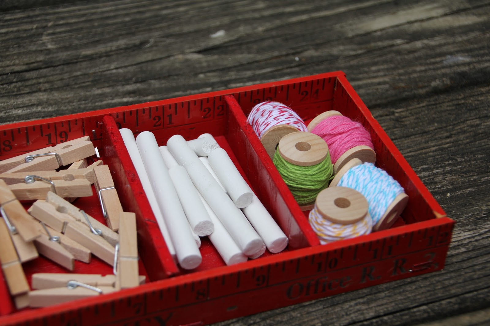 Lovely Little Life DIY Yardstick Box