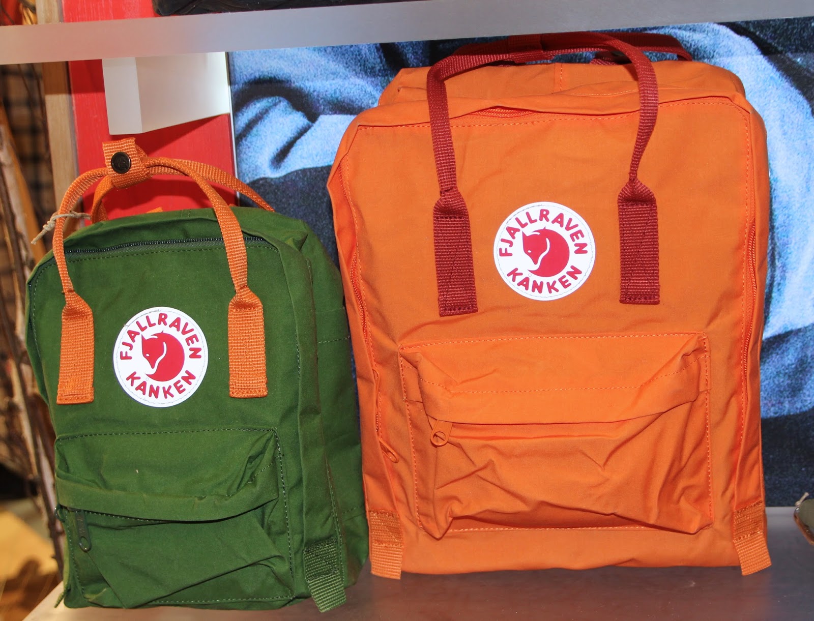fjallraven kanken leaf green burnt orange