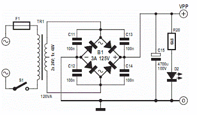 Power Supply Circuit Diagram 