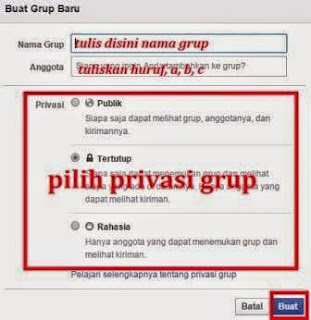 gambar 2 cara membuat grup fb