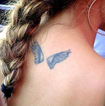 Wing Tattoos For Girls
