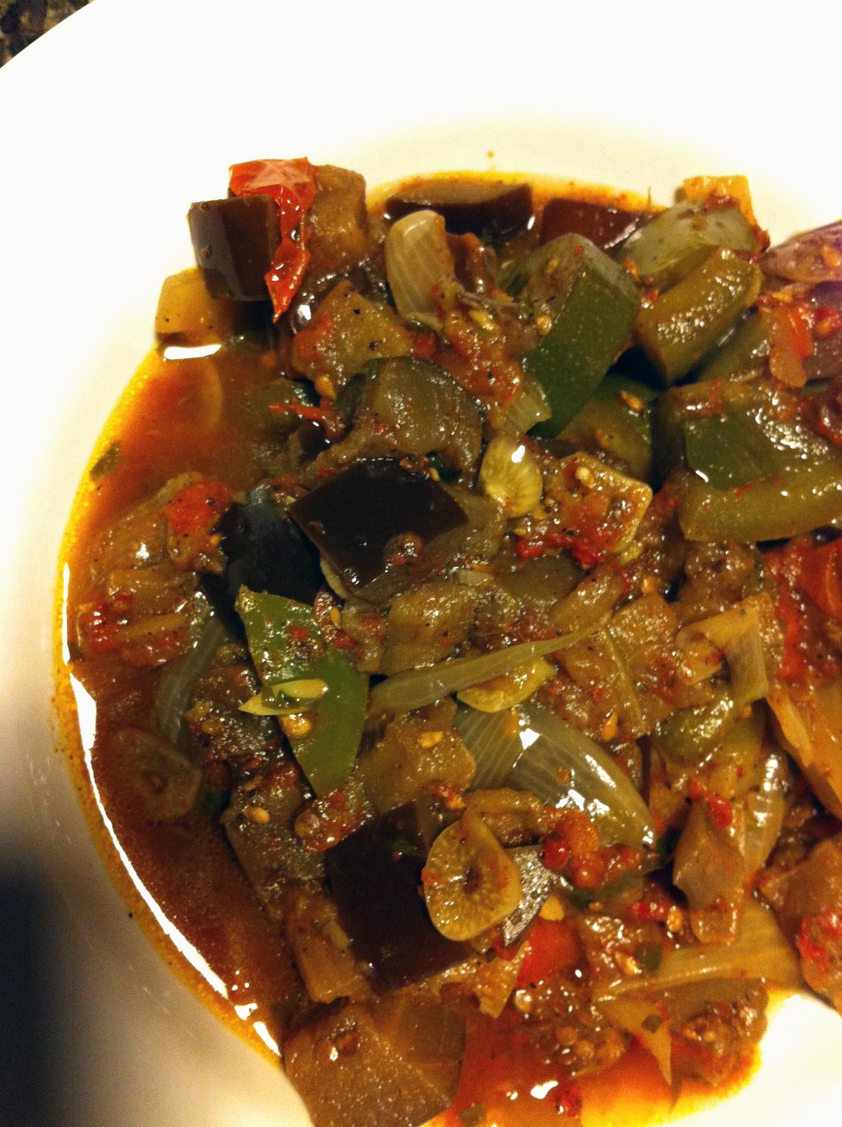 Alf Cooks Vegetarian Lebanese Eggplant Stew