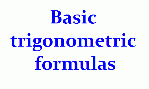 trigonometry problems and solutions pdf for ssc exams