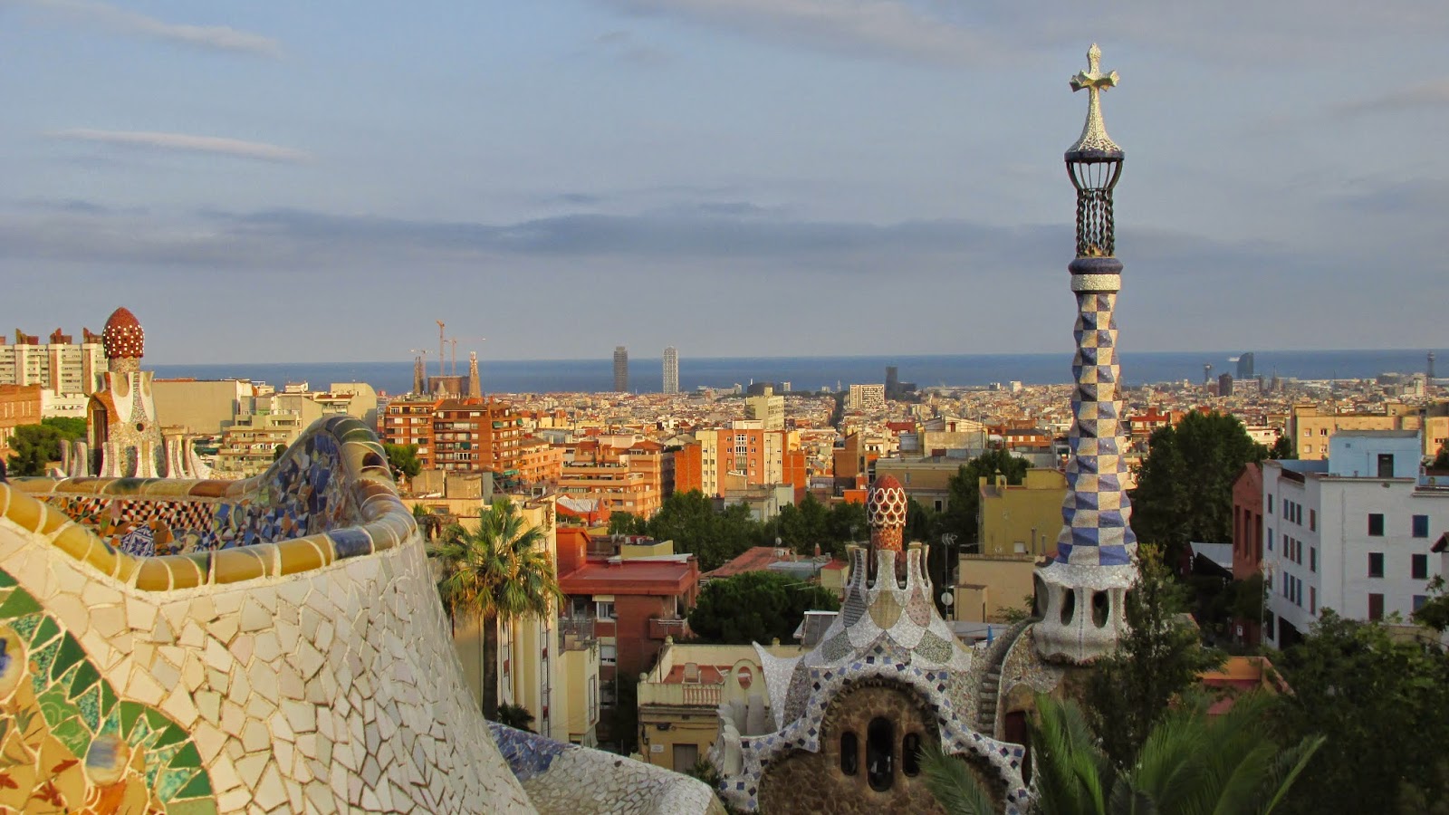 Vista desde el mirador dePark Guell en Barcelona | Bitácoras Viajeras