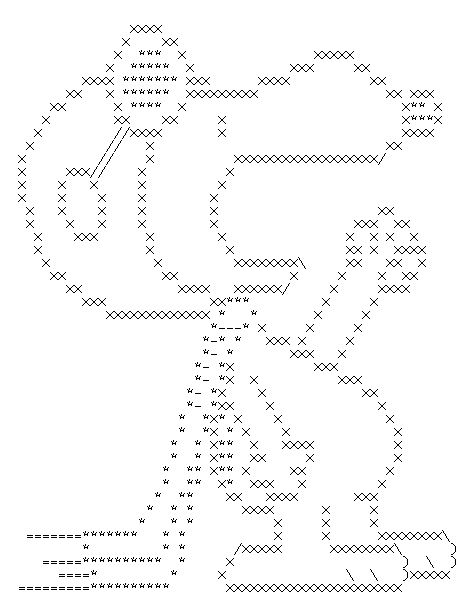 One Line Ascii Art Holidays : Peter s ascii art