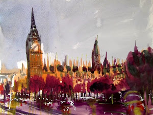 London Watercolour Paintings originals on SALE!