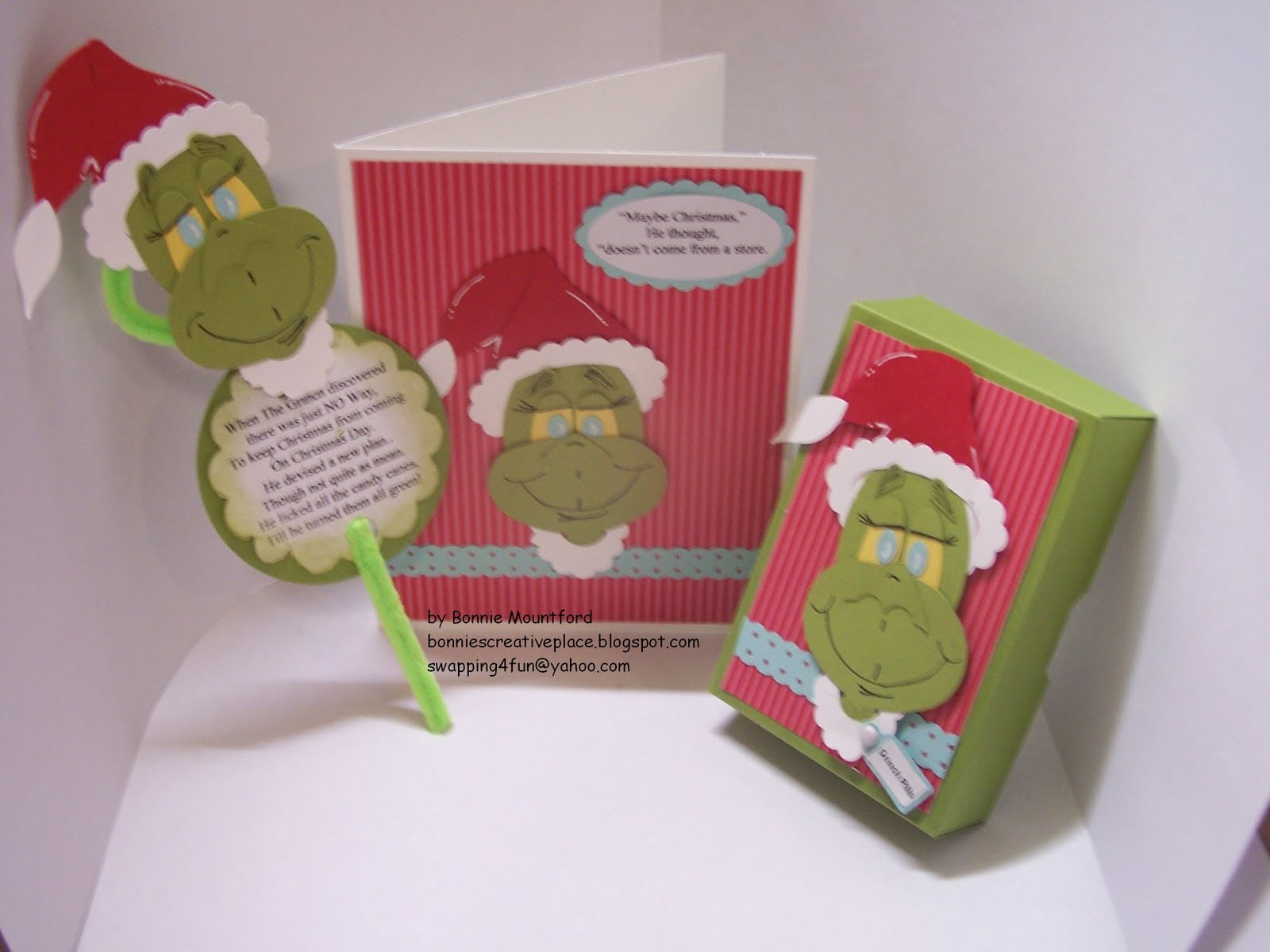 Bonnie's Creative Place Grinch Punch Art Tutorial