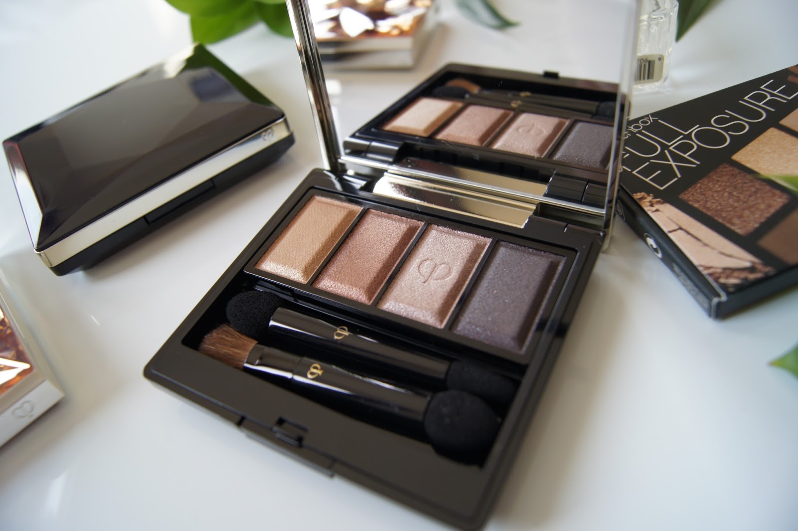 Cle De Peau eyeshadow reviewBaby Universe and Satin Moon Expat Make