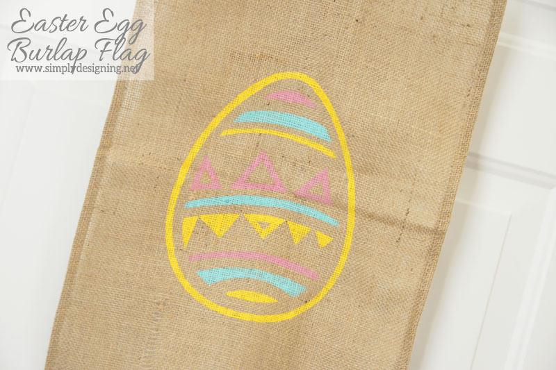 easter+egg+burlap+flag+close+up | Easter Egg Burlap Flag | 9 |