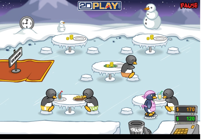 Penguin Diner Get Online Games Reviews For Free Find Your Favorite